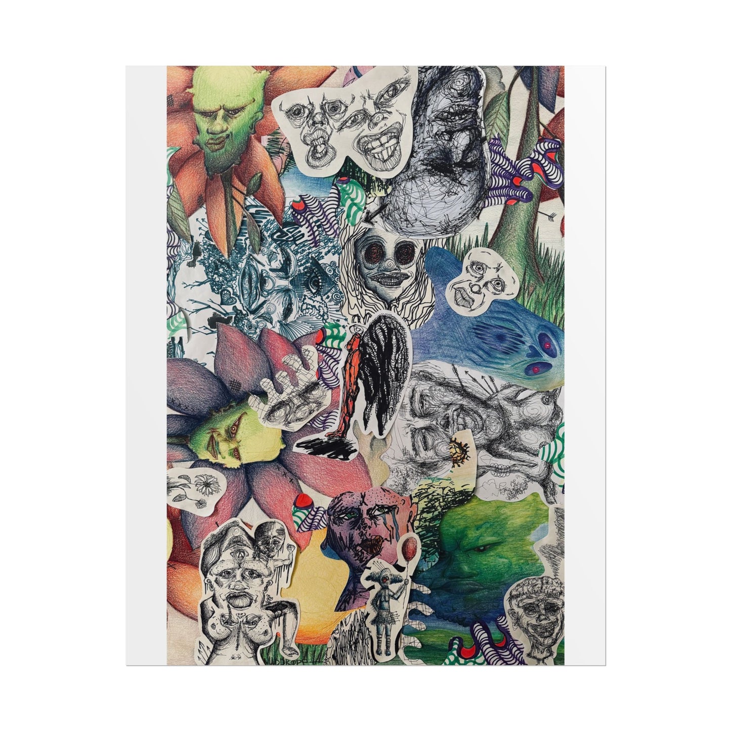 Overwhelming Anxiety Print 8x10
