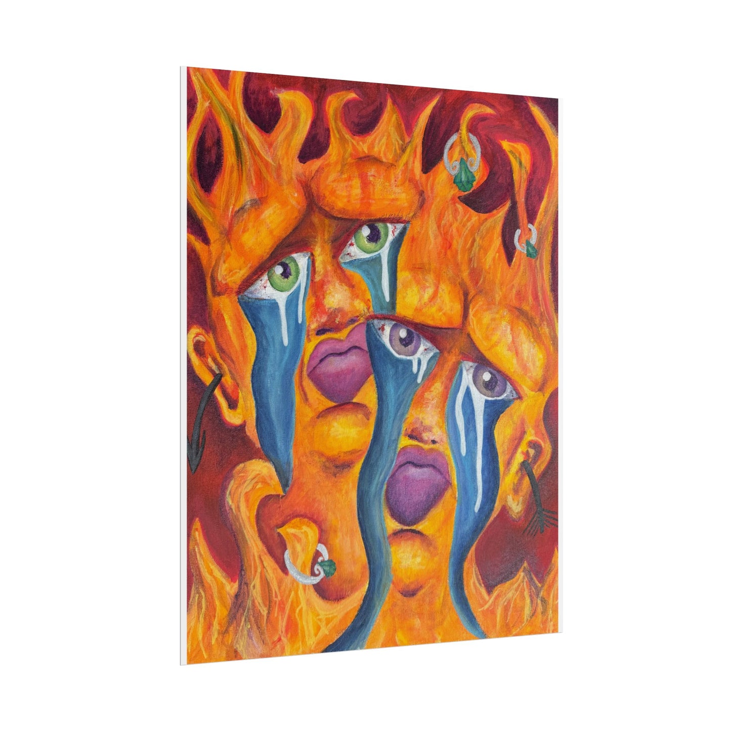 Twin Flames Print 8x10