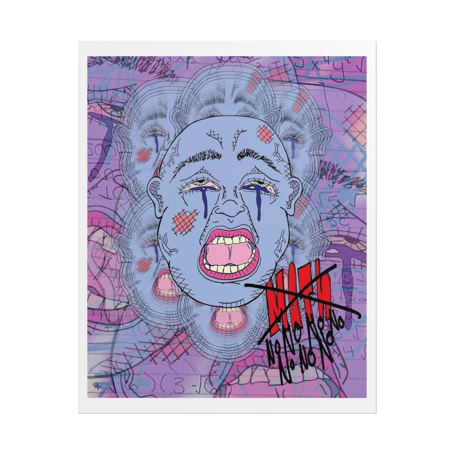 Math Anxiety Print 8x10