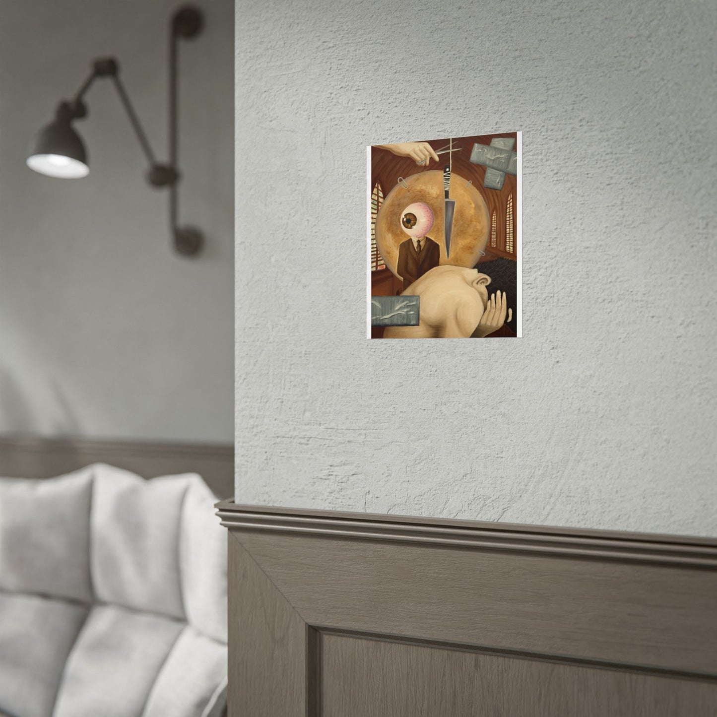 Crucified Reflection Print 8x10