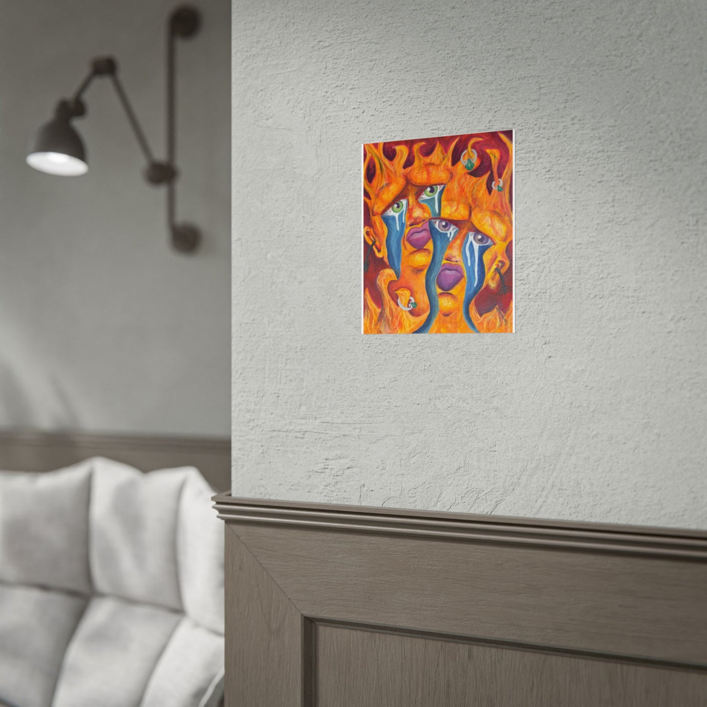 Twin Flames Print 8x10