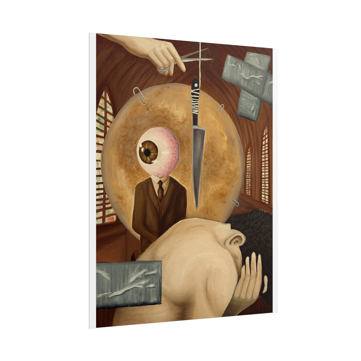 Crucified Reflection Print 8x10
